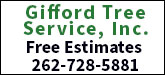 Gifford Tree Service, Inc. Sponsorship Banner
