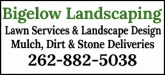 Bigelow Landscaping Sponsorship Banner